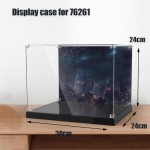 Acrylic Display Case for Lego 76261 Man Decisive Battle Model Transparent Dustproof Protective Box for Building Blocks
